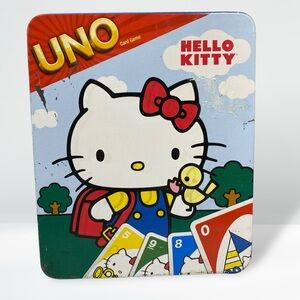 Rare UNO Hello Kitty 2012 Sanrio Mattel Tin Misprint Error Packaging